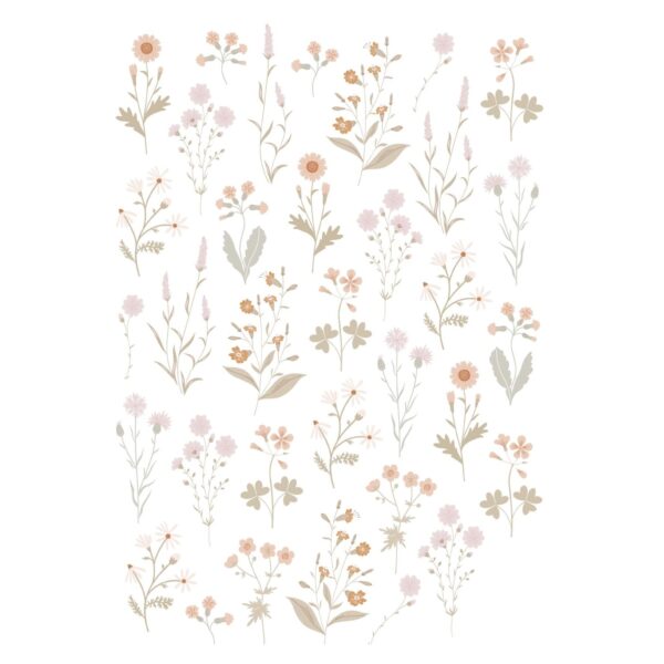 ESTAhome Wandtattoo Feldblumen Multicolor 33 cm x 47
