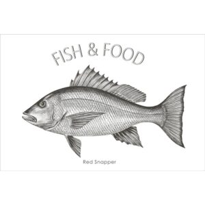 ESTAhome Wandtattoo Fisch Schwarz 145 x 97 cm 159043