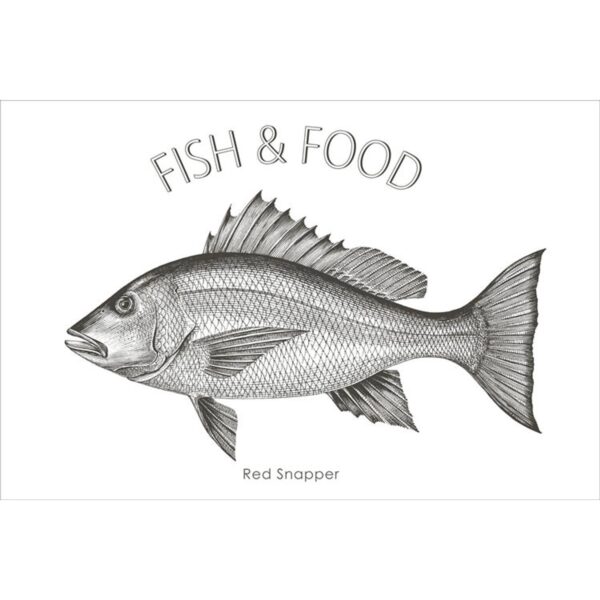 ESTAhome Wandtattoo Fisch Schwarz 70 x 46