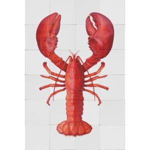 ESTAhome Wandtattoo Hummer Rot 70 x 46