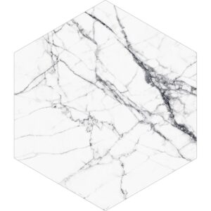 ESTAhome Wandtattoo Marmor-Optik Schwarz-Weiß 70 x 81 cm 159002