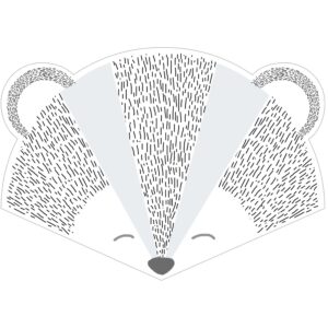 ESTAhome Wandtattoo Tierköpfe Grau und Blau 70 x 51 cm 158967