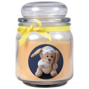 HS Candle Duftkerze & Bonbon Glas Genesung Gelb Vanille