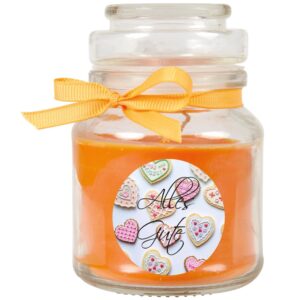 HS Candle Duftkerze & Bonbon Glas Muttertag Honigmelone Orange