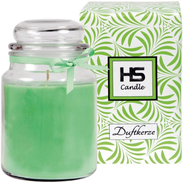 HS Candle Duftkerze & Bonbon Glas Ø10cm Coconut Limes