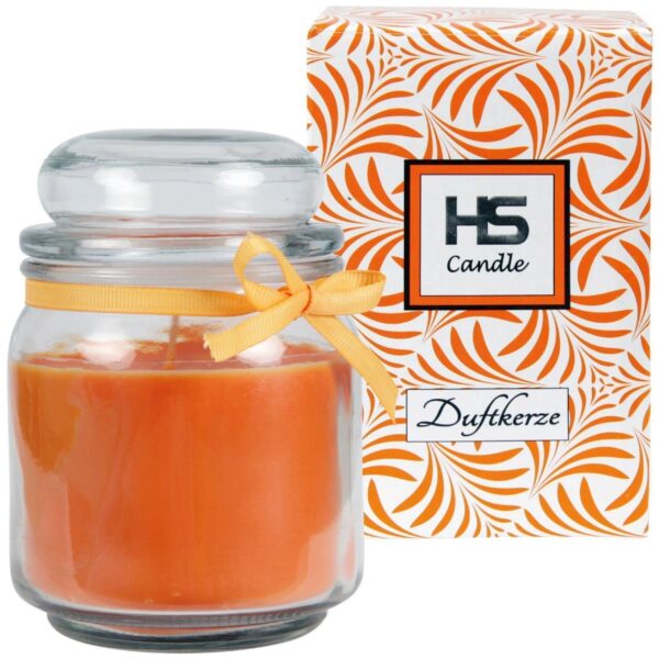HS Candle Duftkerze & Bonbon Glas Ø9cm Honigmelone