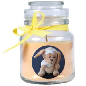 HS Candle Duftkerze & Glas Genesung Gelb Vanille