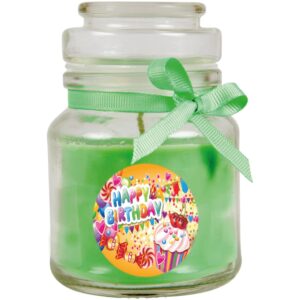 HS Candle Duftkerze & Glas Happy Birthday Coconut Limes Cupcake
