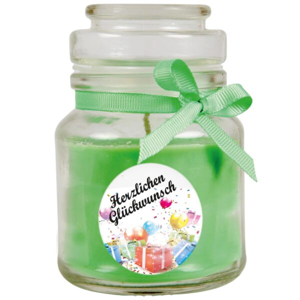 HS Candle Duftkerze & Glas Happy Birthday Coconut Limes Geschenke