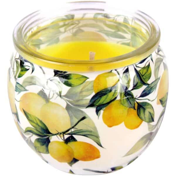 HS Candle Duftkerze Motiv Kerze Raumduft Lemon