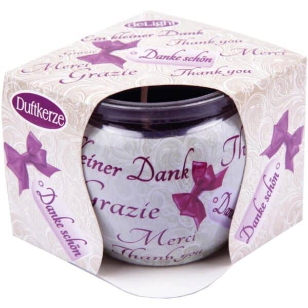 HS Candle Duftkerze Sprüche Kerze Raumduft Danke Schön