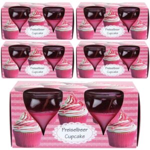 HS Candle Duftkerzen Creation 10er Pack Preiselbeer Cupcake