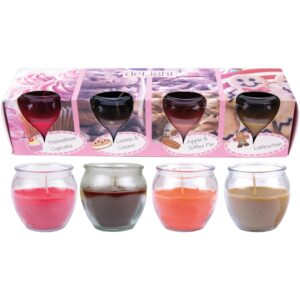 HS Candle Duftkerzen Selection 4 Kerzen Mix Bakery Selection
