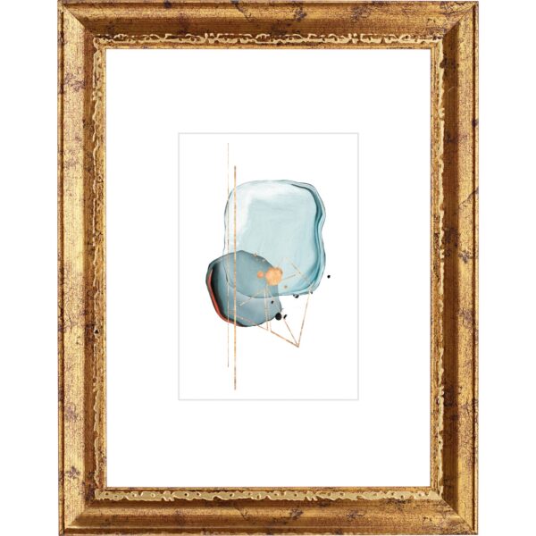 Holz-Bilderrahmen Gold 18 cm x 24 cm