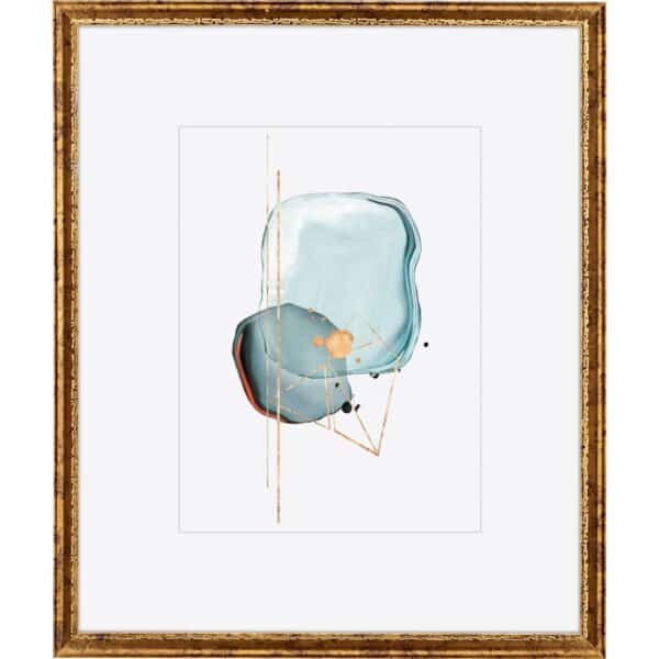 Holz-Bilderrahmen Gold 50 cm x 60 cm