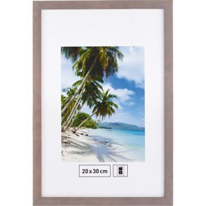 Holzbilderrahmen Grau Glatt 20 cm x 30 cm