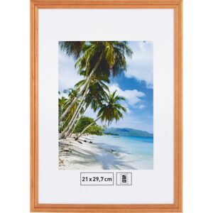 Holzbilderrahmen Nussbaum Gerillt 21 cm x 29
