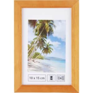 Holzbilderrahmen Nussbaum Glatt 10 cm x 15 cm