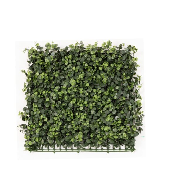 KARAT Pflanzenwand Eucalyptus Kunstpflanze zur Dekoration 50 x 50 cm