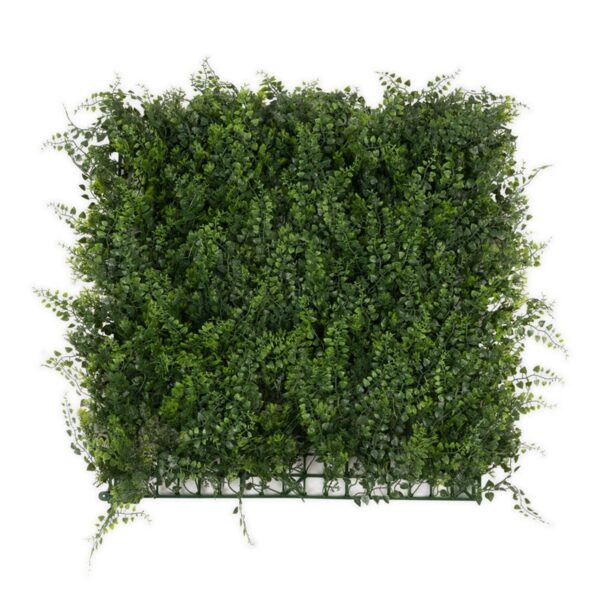 KARAT Pflanzenwand Fern Kunstpflanze zur Dekoration 50 x 50 cm