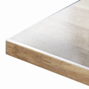 KARAT Tischfolie Imperial Transparent Mattiert mit Abgeschrägter Kante 85 x 235 cm
