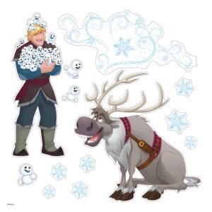 Komar Fenstersticker Frozen Snowflake 30 cm x 30 cm