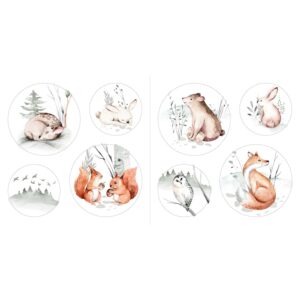 Komar Fenstersticker Sweet Fairyland 30 cm x 30 cm