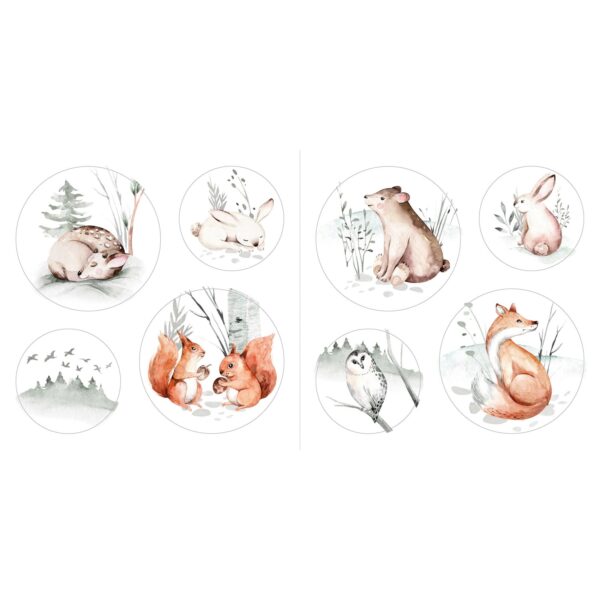 Komar Fenstersticker Sweet Fairyland 30 cm x 30 cm