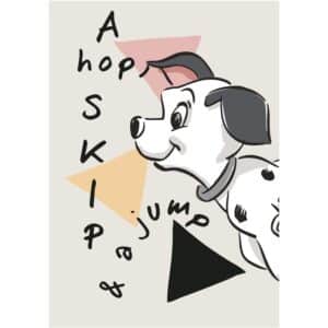 Komar Wandbild 101 Dalmatian Angles 30 x 40 cm