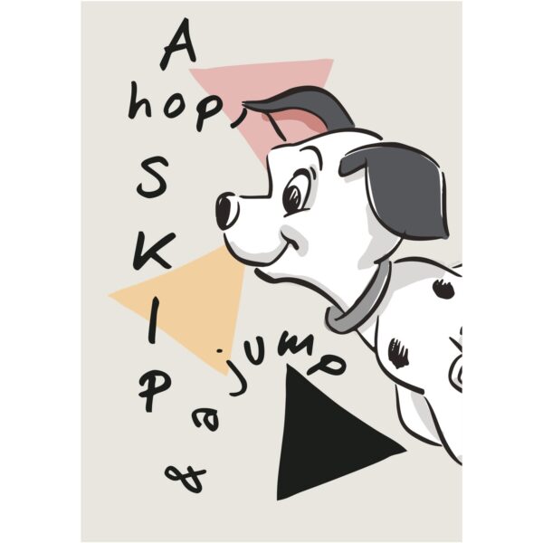 Komar Wandbild 101 Dalmatian Angles 30 x 40 cm