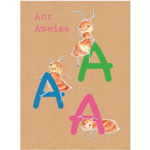 Komar Wandbild ABC Animal A 40 x 50 cm