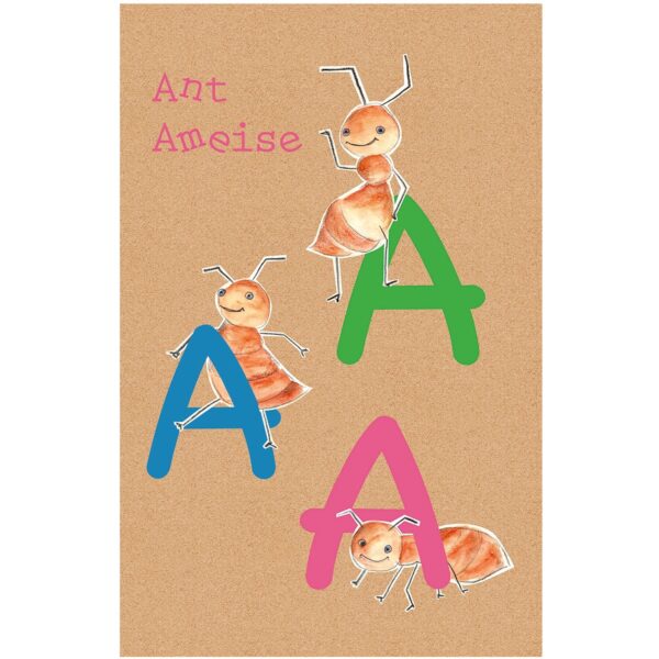 Komar Wandbild ABC Animal A 50 x 70 cm