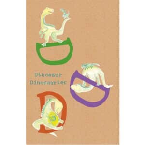 Komar Wandbild ABC Animal D 50 x 70 cm