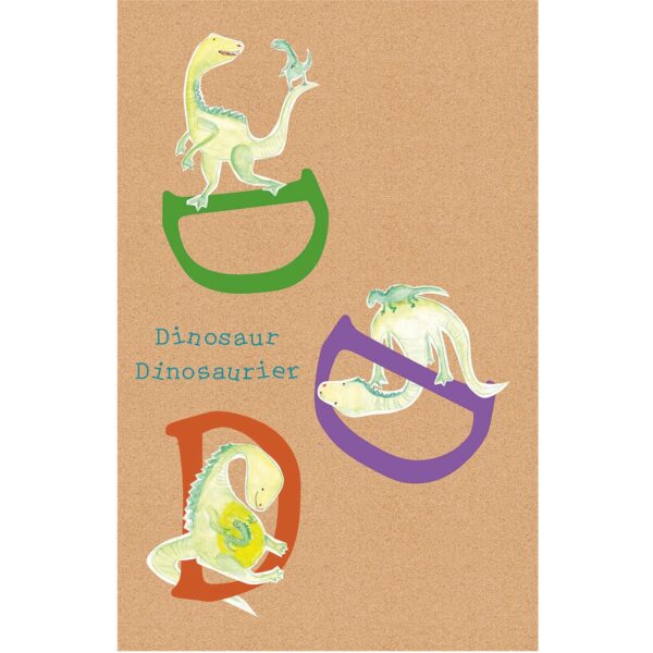 Komar Wandbild ABC Animal D 50 x 70 cm