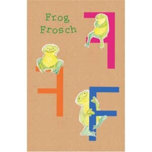 Komar Wandbild ABC Animal F 50 x 70 cm