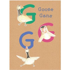 Komar Wandbild ABC Animal G 40 x 50 cm