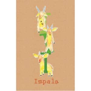 Komar Wandbild ABC Animal I 50 x 70 cm