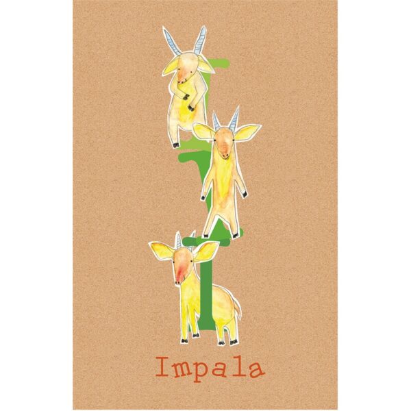 Komar Wandbild ABC Animal I 50 x 70 cm