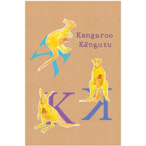 Komar Wandbild ABC Animal K 30 x 40 cm