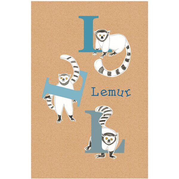 Komar Wandbild ABC Animal L 30 x 40 cm