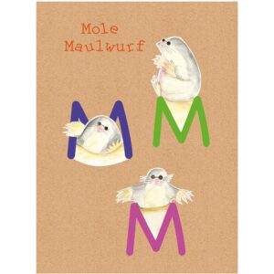 Komar Wandbild ABC Animal M 40 x 50 cm
