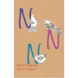 Komar Wandbild ABC Animal N 50 x 70 cm
