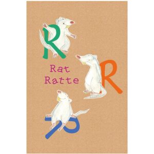 Komar Wandbild ABC Animal R 30 x 40 cm