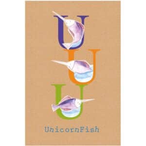 Komar Wandbild ABC Animal U 30 x 40 cm