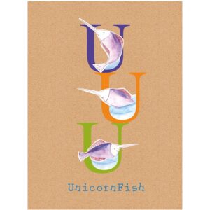 Komar Wandbild ABC Animal U 40 x 50 cm