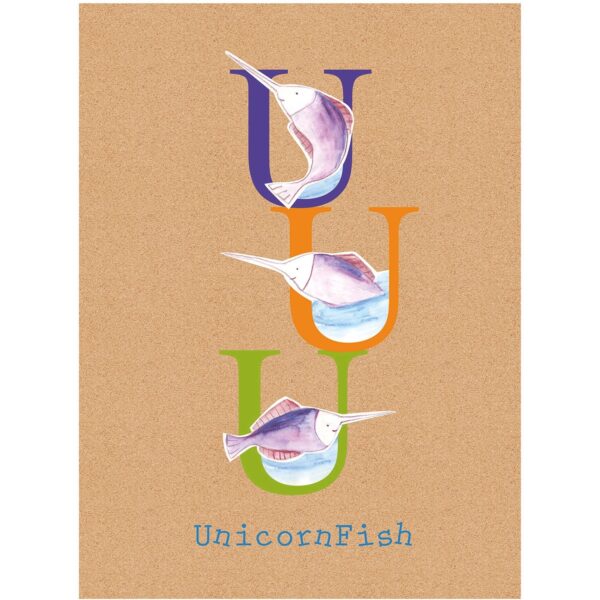Komar Wandbild ABC Animal U 40 x 50 cm