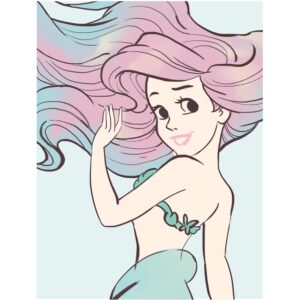 Komar Wandbild Ariel Aquarell 40 x 50 cm
