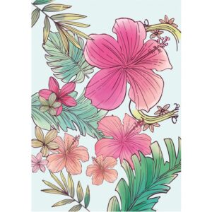 Komar Wandbild Ariel Flowers 30 x 40 cm