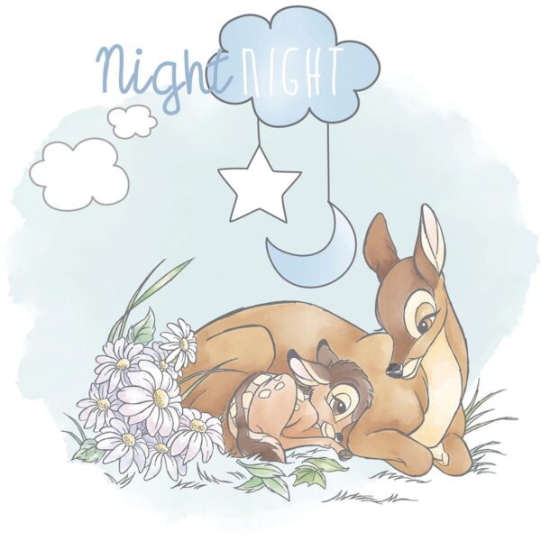 Komar Wandbild Bambi Good Night 50 x 70 cm