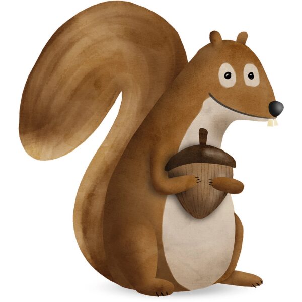 Komar Wandbild Cute Squirrel 40 x 50 cm